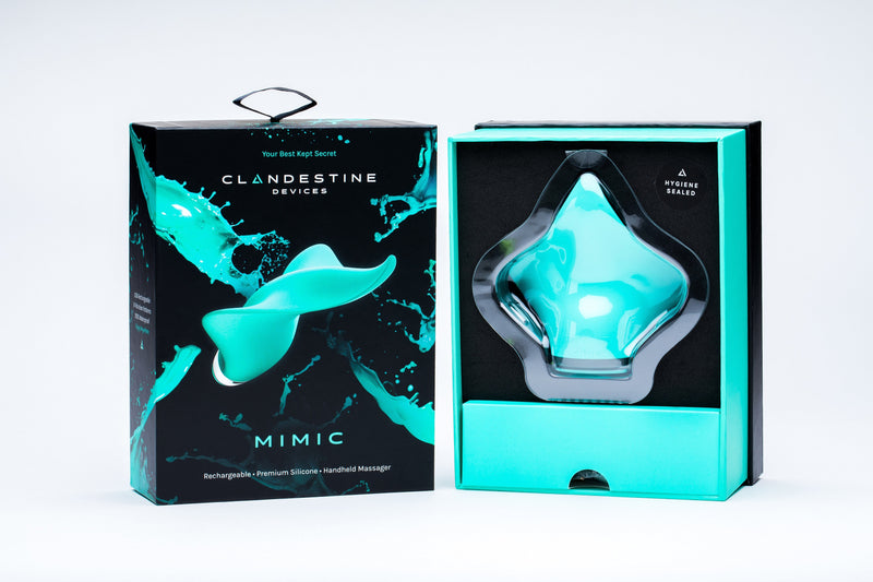 MIMIC Massager - Seafoam by Clandestine Devices MIMIC Massager - Seafoam by Clandestine Devices